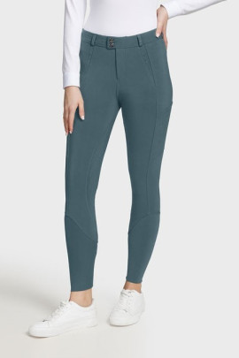 Samshield Women's Riding Breeches Full Grip Gaïa Crystal - Stormy Sea - Ridershouse.com