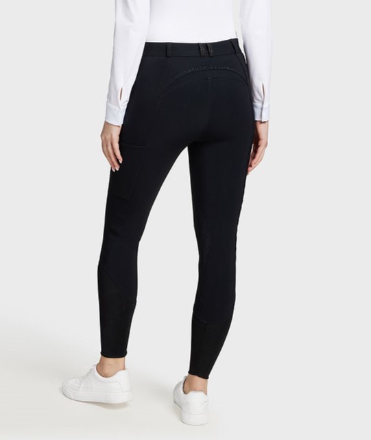 Samshield Women's Riding Breeches Knee Grip Gaïa Crystal - Black - Ridershouse.com Samshield Women's Riding Breeches Knee Grip Gaïa Crystal - Black - Ridershouse.com