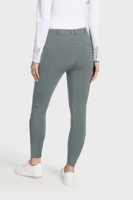 Samshield Women's Riding Breeches Knee Grip Gaïa Crystal - Nickel - Ridershouse.com
