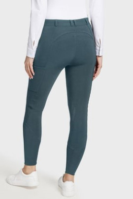 Samshield Women's Riding Breeches Knee Grip Gaïa Crystal - Stormy Sea - Ridershouse.com