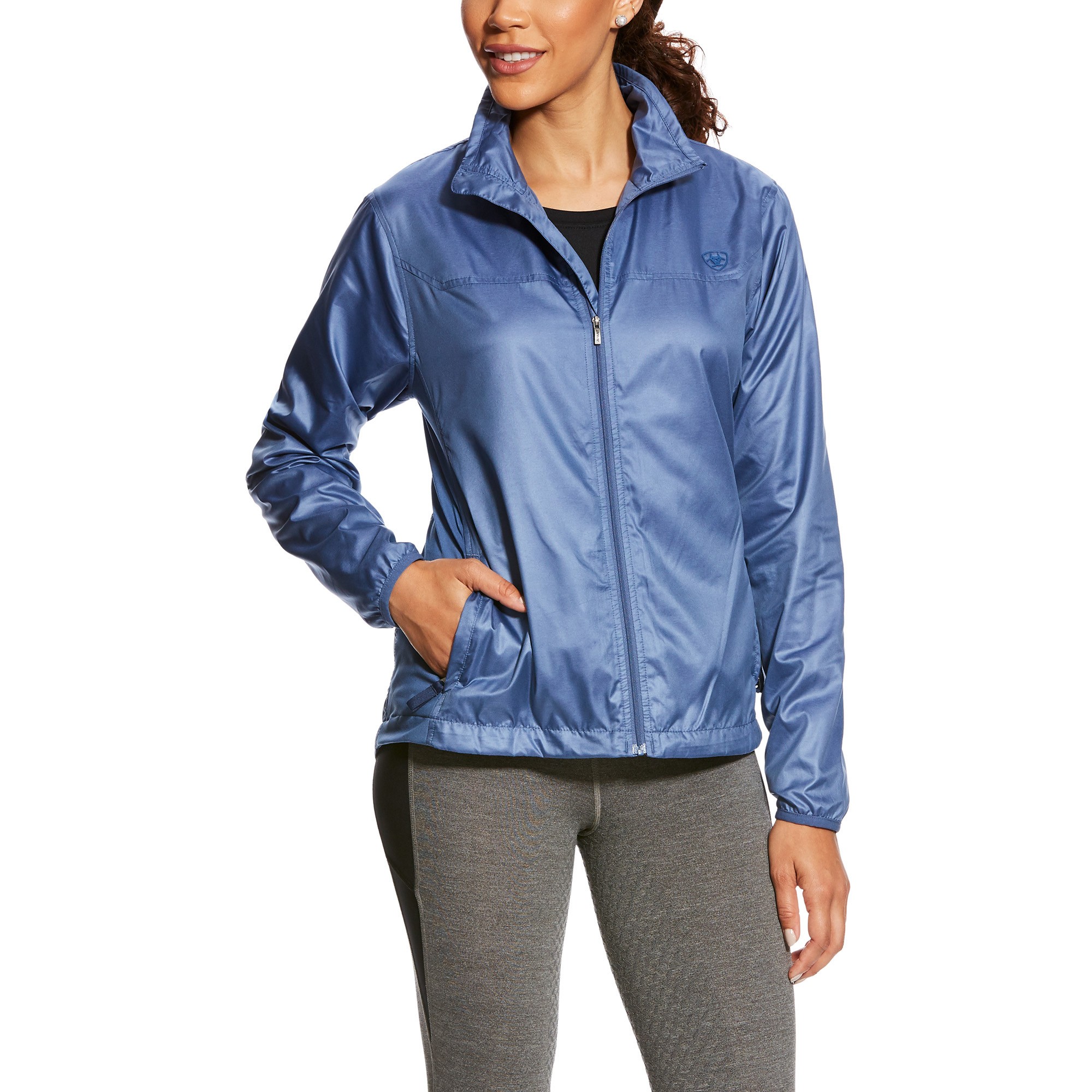 Ariat Women's Ideal Windbreaker Jacket Purple Ariat Women's Ideal Windbreaker Jacket Purple