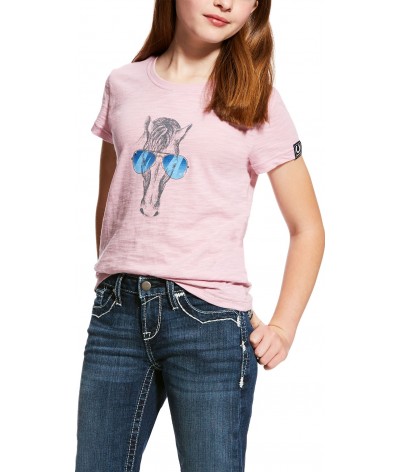 Ariat Meisjes T-shirt Haberdashery Lilac