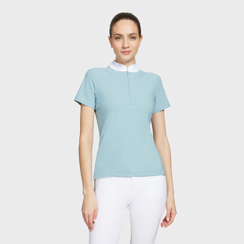 Samshield Dames Wedstrijd Shirt Aloise Air Short Sleeves - Tourmaline - Ridershouse Samshield Dames Wedstrijd Shirt Aloise Air Short Sleeves - Tourmaline - Ridershouse