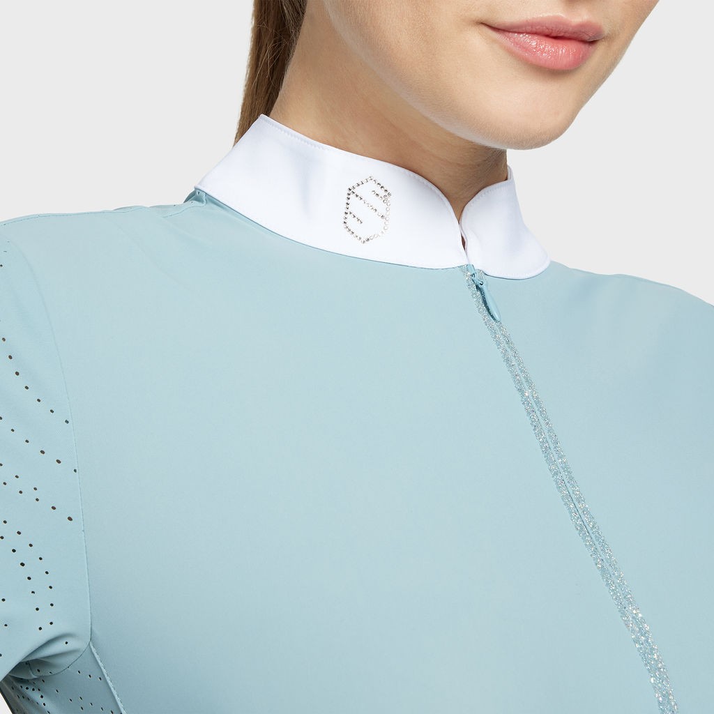 Samshield Dames Wedstrijd Shirt Aloise Air Short Sleeves - Tourmaline - Ridershouse Samshield Dames Wedstrijd Shirt Aloise Air Short Sleeves - Tourmaline - Ridershouse