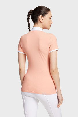 Samshield Women's Competition Shirt Louane Short Sleeves - Rose Peach Texturized Samshield Women's Competition Shirt Louane Short Sleeves - Rose Peach Texturized