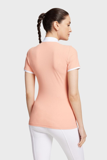 Samshield Women's Competition Shirt Louane Short Sleeves - Rose Peach Texturized Samshield Women's Competition Shirt Louane Short Sleeves - Rose Peach Texturized