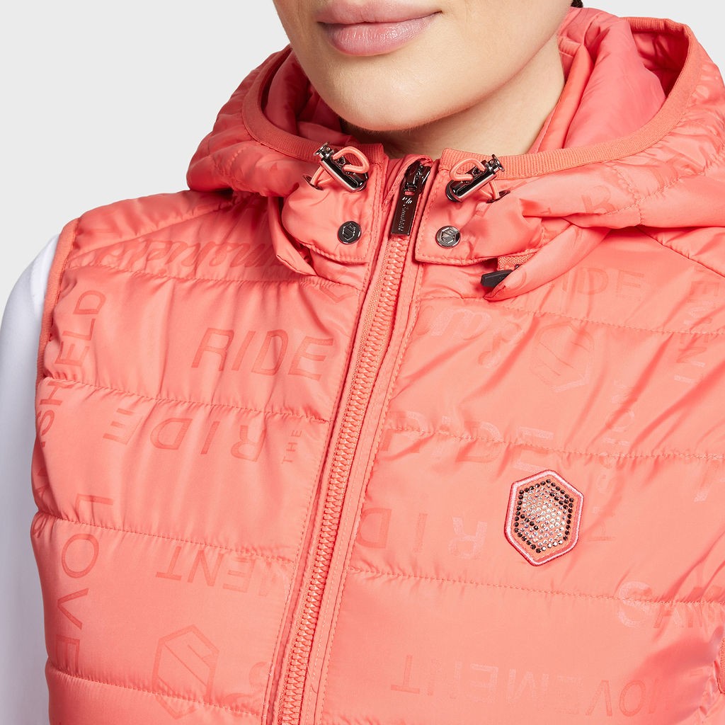 Samshield Dames Wedstrijd Shirt Louane Short Sleeves - Pomelo Texturized Samshield Dames Wedstrijd Shirt Louane Short Sleeves - Pomelo Texturized