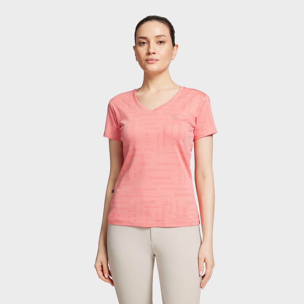 Samshield Auxane T-Shirt Korte Mouwen - Pomelo - Ridershouse.com - SS 24 Samshield Auxane T-Shirt Korte Mouwen - Pomelo - Ridershouse.com - SS 24