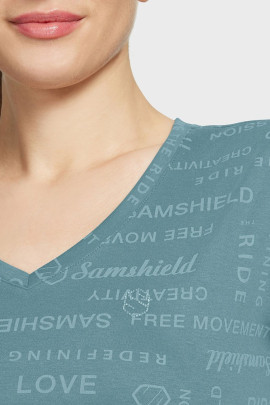 Samshield Auxane T-Shirt Korte Mouwen - Tourmaline - Ridershouse.com - SS 24 Samshield Auxane T-Shirt Korte Mouwen - Tourmaline - Ridershouse.com - SS 24