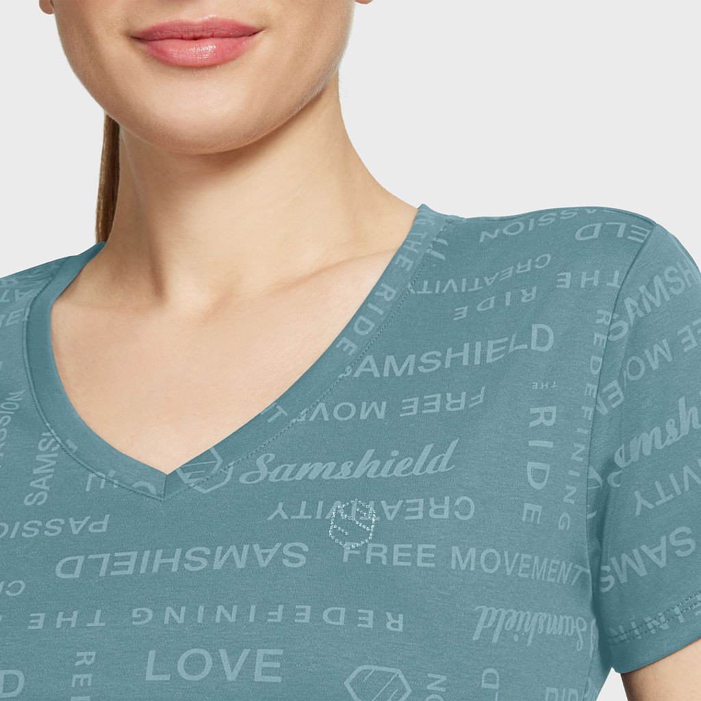 Samshield Auxane T-Shirt Korte Mouwen - Tourmaline - Ridershouse.com - SS 24 Samshield Auxane T-Shirt Korte Mouwen - Tourmaline - Ridershouse.com - SS 24