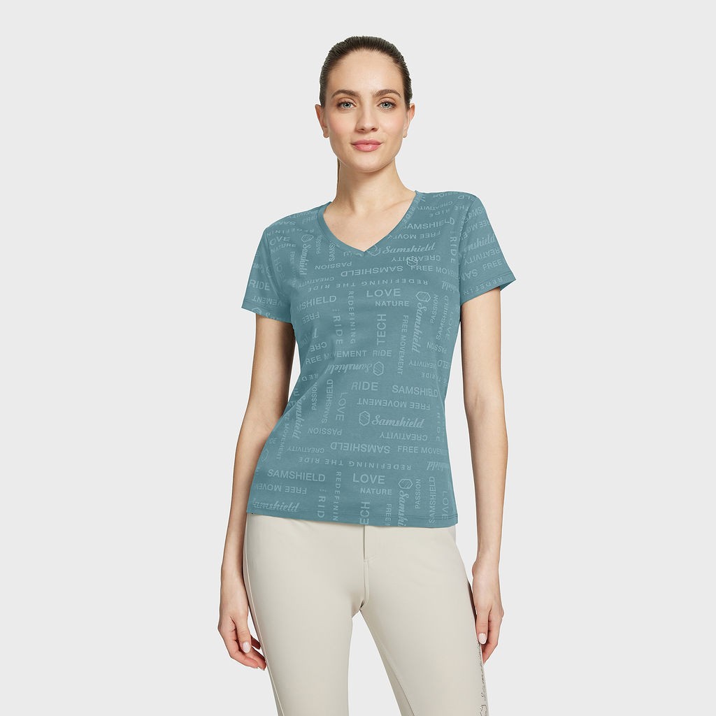 Samshield Auxane T-Shirt Korte Mouwen - Tourmaline - Ridershouse.com - SS 24 Samshield Auxane T-Shirt Korte Mouwen - Tourmaline - Ridershouse.com - SS 24