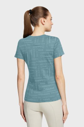Samshield Auxane T-Shirt Korte Mouwen - Tourmaline - Ridershouse.com - SS 24 Samshield Auxane T-Shirt Korte Mouwen - Tourmaline - Ridershouse.com - SS 24