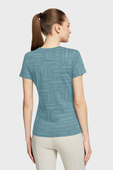 Samshield Auxane T-Shirt Korte Mouwen - Tourmaline - Ridershouse.com - SS 24 Samshield Auxane T-Shirt Korte Mouwen - Tourmaline - Ridershouse.com - SS 24