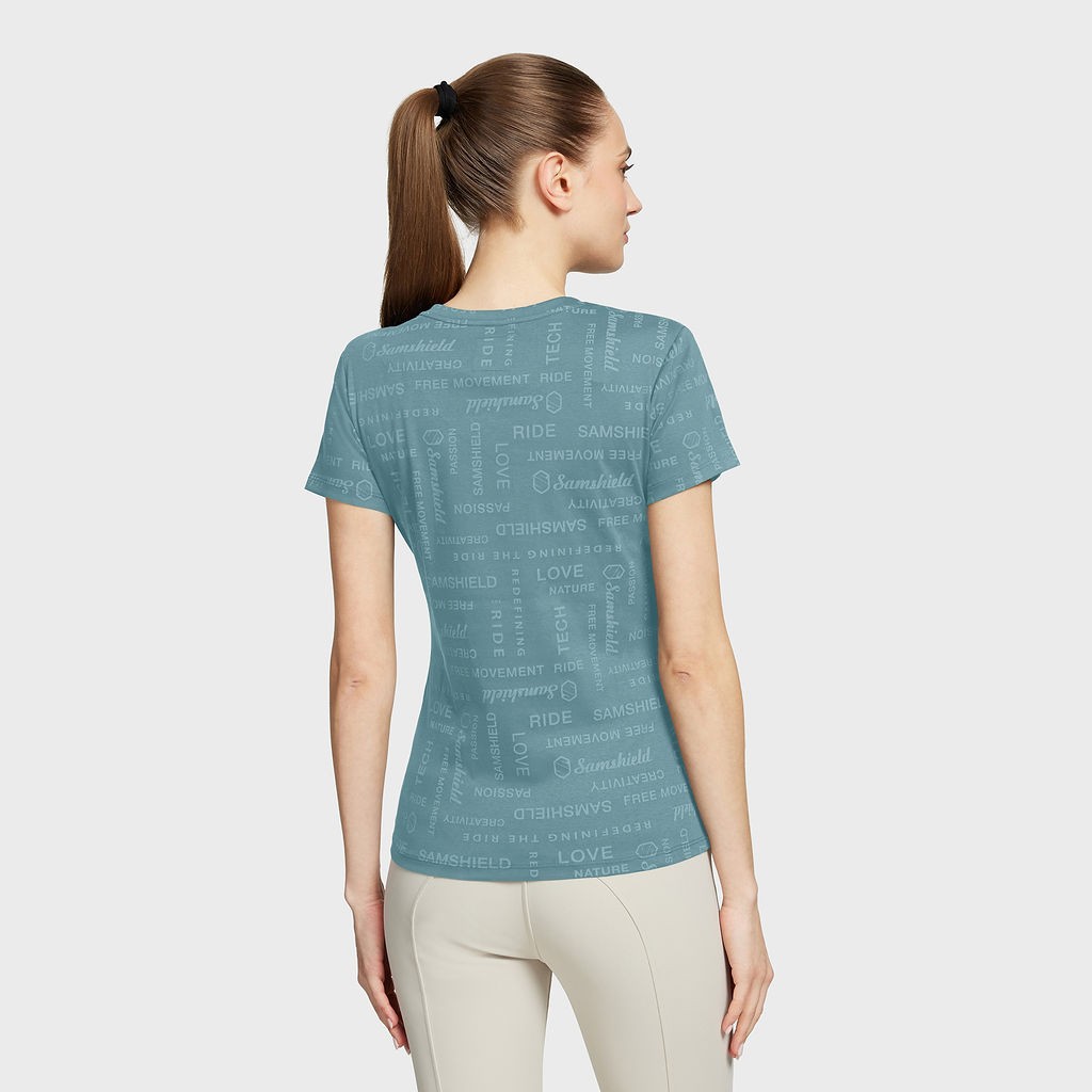 Samshield Auxane T-Shirt Korte Mouwen - Tourmaline - Ridershouse.com - SS 24 Samshield Auxane T-Shirt Korte Mouwen - Tourmaline - Ridershouse.com - SS 24