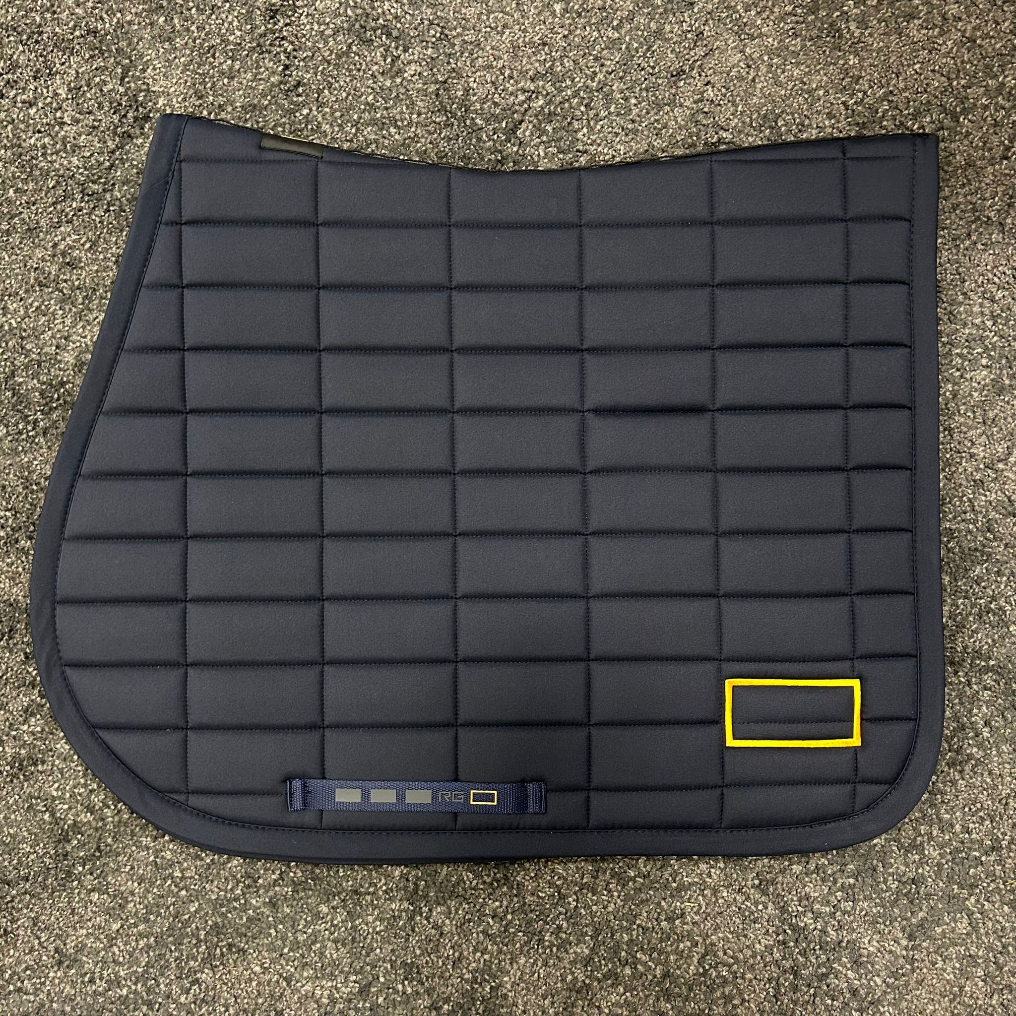 RG Italy Cotton Jumping Saddle Pad - Navy - Ultimate fit - Ridershouse