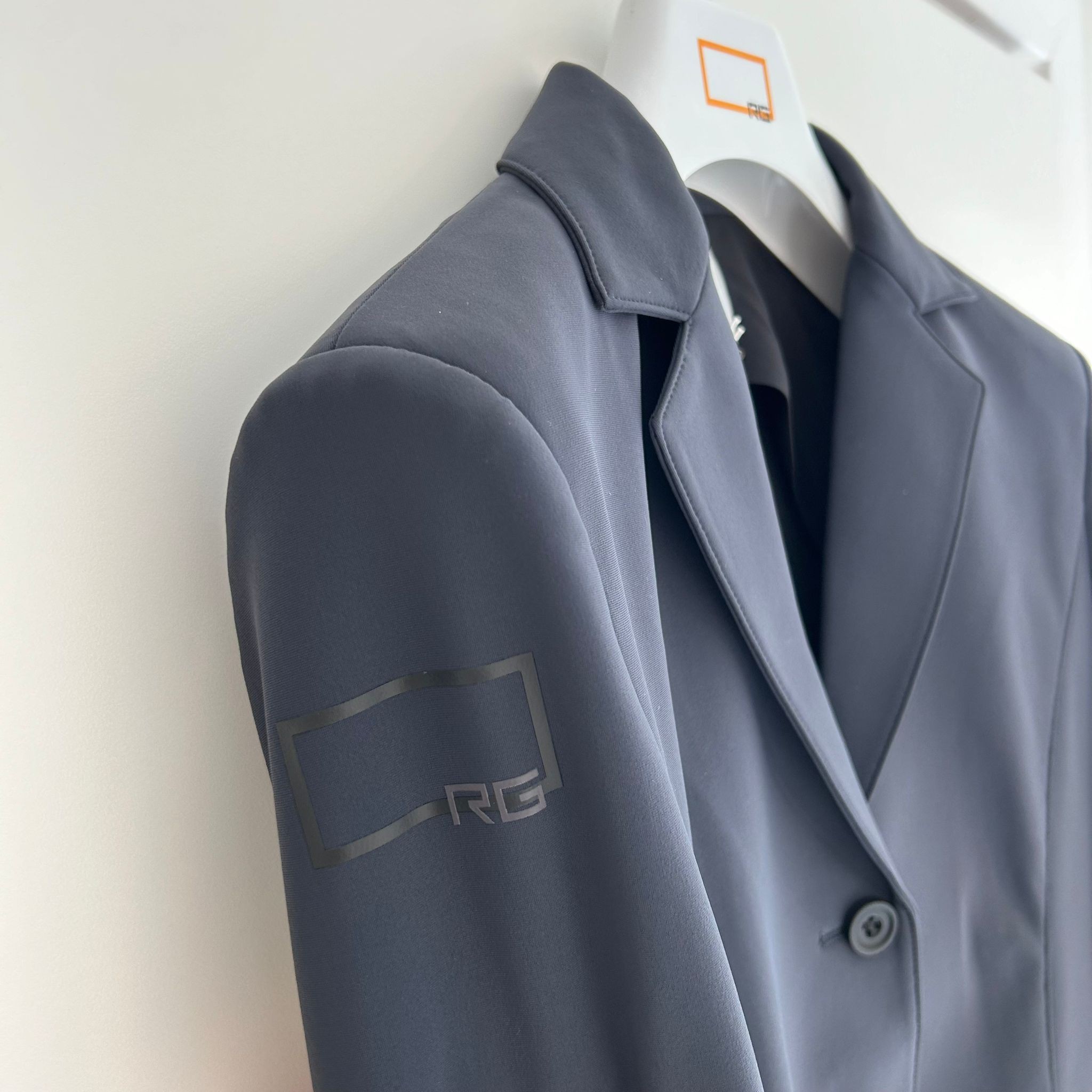 RG Italy Girls Competition Jacket - Navy Blue - Summer 2024 - Ridershouse RG Italy Girls Competition Jacket - Navy Blue - Summer 2024 - Ridershouse