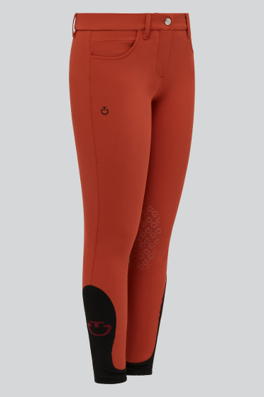 Girls Color Grip Breeches Red Cavalleria Toscana Girls Color Grip Breeches Red Cavalleria Toscana