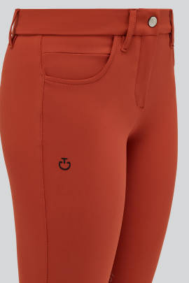 Girls Color Grip Breeches Red Cavalleria Toscana Girls Color Grip Breeches Red Cavalleria Toscana