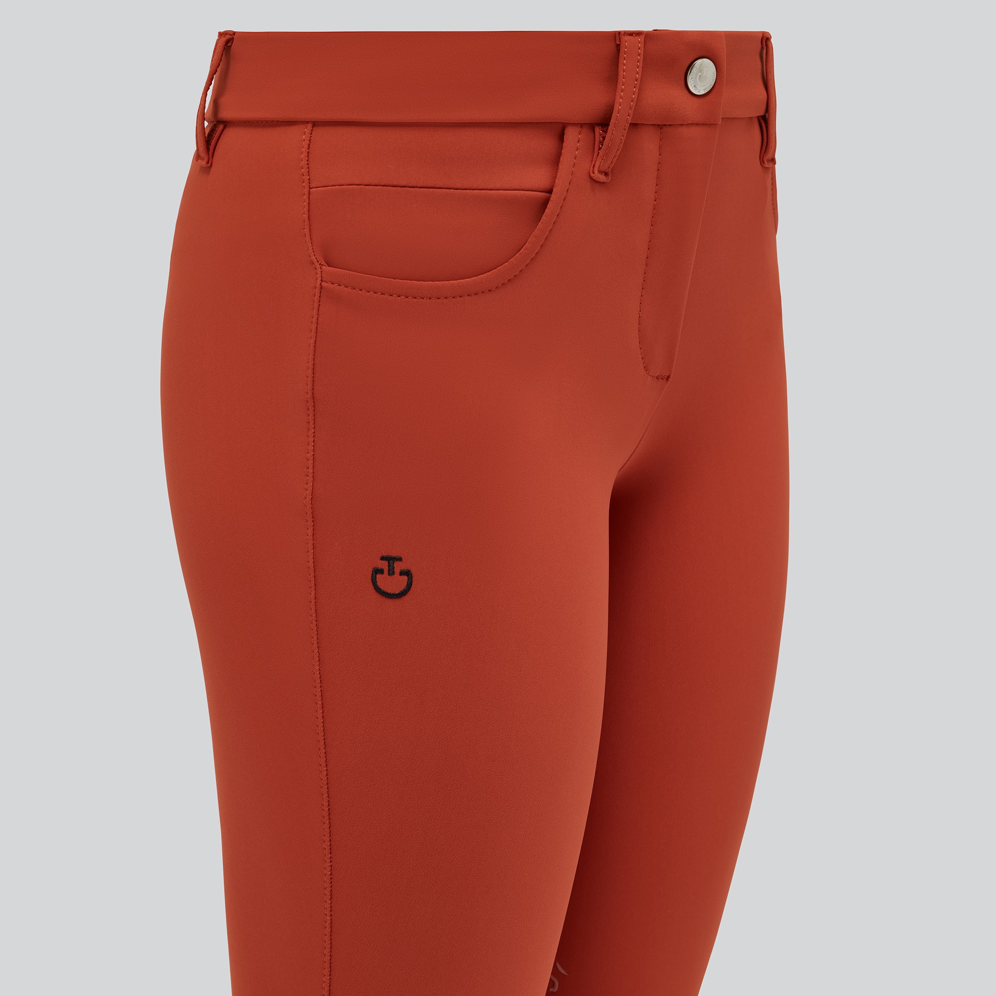 Girls Color Grip Breeches Red Cavalleria Toscana Girls Color Grip Breeches Red Cavalleria Toscana