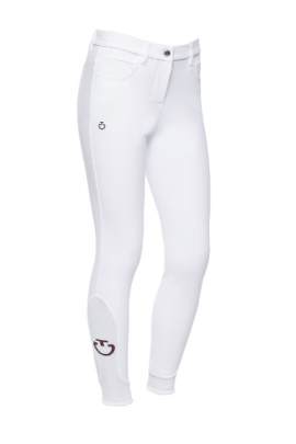 Girls Color Grip Breeches Cavalleria Toscana | Wit