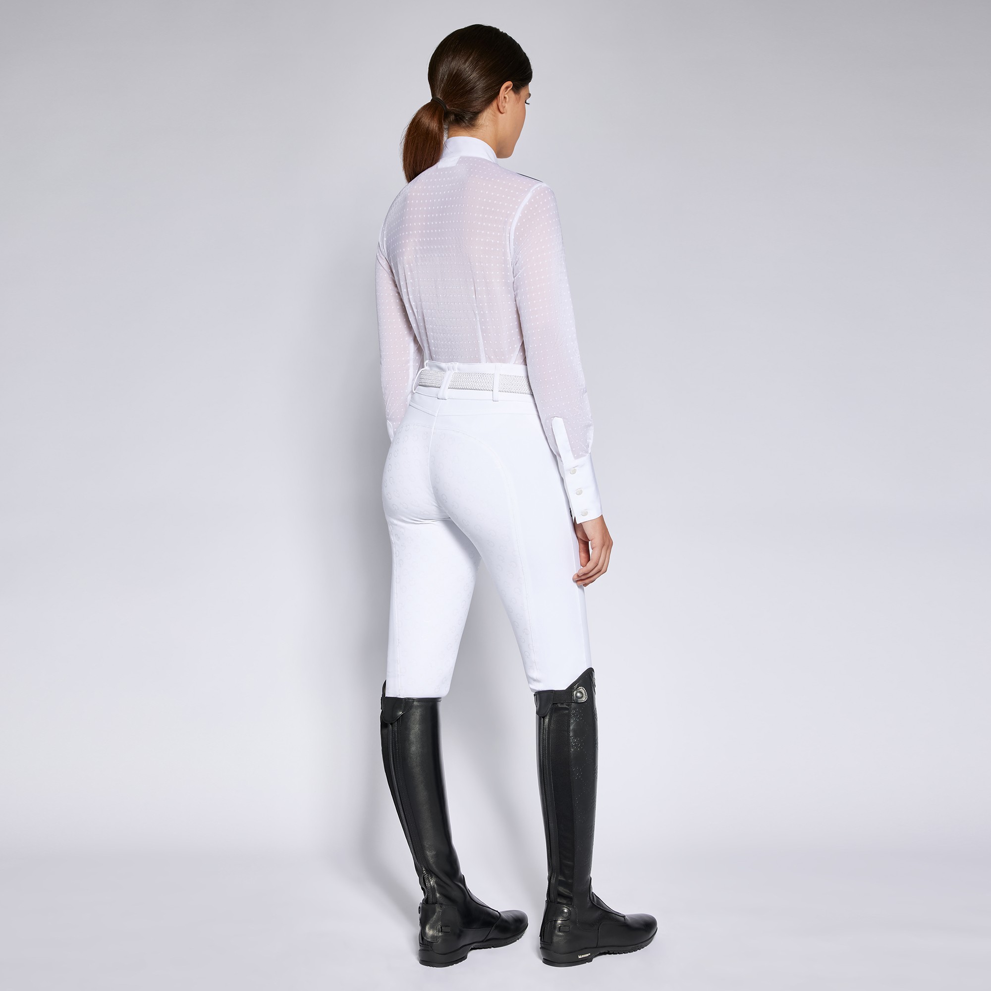 Cavalleria Toscana Dames Wedstrijdshirt L/S Polka Dot - Ridershouse.com Cavalleria Toscana Dames Wedstrijdshirt L/S Polka Dot - Ridershouse.com