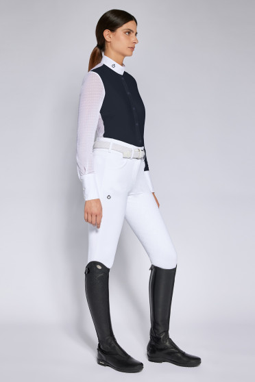 Cavalleria Toscana Dames Wedstrijdshirt L/S Polka Dot - Ridershouse.com Cavalleria Toscana Dames Wedstrijdshirt L/S Polka Dot - Ridershouse.com