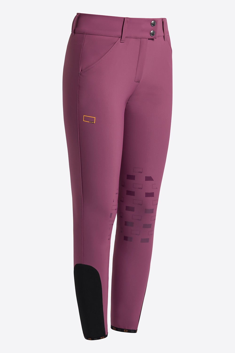 RG Italy Dames High Waist Knie Grip Rijbroek - aubergine - Ridershouse.com RG Italy Dames High Waist Knie Grip Rijbroek - aubergine - Ridershouse.com