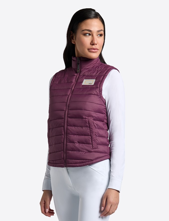 RG Italy Women's Bodywarmer - Eggplant - Ridershouse.com - Spring/Summer 2024 RG Italy Women's Bodywarmer - Eggplant - Ridershouse.com - Spring/Summer 2024