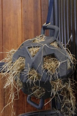 Kentucky Horsewear Relax Horse Hay & Playball - Grey - Riderhsouse.com