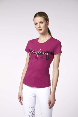 Vestrum Dames Dominica S/S T-Shirt - Cyclamen Summer 24 - Ridershouse.com