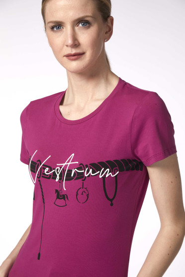 Vestrum Dames Dominica S/S T-Shirt - Cyclamen Summer 24 - Ridershouse.com Vestrum Dames Dominica S/S T-Shirt - Cyclamen Summer 24 - Ridershouse.com