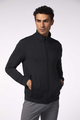 Vestrum Heren Bendor Full Zip Sweater - Navy Blue - SS24 - Ridershouse.com