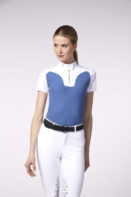 Vestrum Women's Selandia S/S Competition Shirt Blue Riviera - Ridershouse.com
