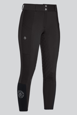 Ridershouse: Cavalleria Toscana Women's Perforated Insert Breeches High Waist Full Grip