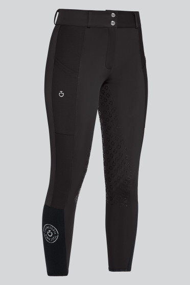 Ridershouse: Cavalleria Toscana Dames Perforated Insert Rijbroek High Waist Fullgrip Ridershouse: Cavalleria Toscana Dames Perforated Insert Rijbroek High Waist Fullgrip