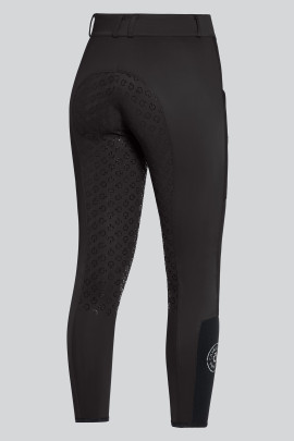 Ridershouse: Cavalleria Toscana Women's Perforated Insert Breeches High Waist Full Grip Ridershouse: Cavalleria Toscana Women's Perforated Insert Breeches High Waist Full Grip