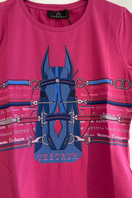 Vestrum Dames Santorini S/S T-Shirt - Cyclamen SS 24 - Ridershouse.com Vestrum Dames Santorini S/S T-Shirt - Cyclamen SS 24 - Ridershouse.com