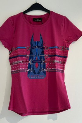 Vestrum Dames Santorini S/S T-Shirt - Cyclamen SS 24 - Ridershouse.com