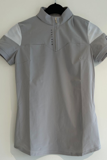 Vestrum Women's Itaca Training S/S Top Half Zip - Light Grey - Ridershouse.com Vestrum Women's Itaca Training S/S Top Half Zip - Light Grey - Ridershouse.com