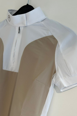 Vestrum Dames Selandia S/S Wedstrijdshirt Beige- Ridershouse.com Vestrum Dames Selandia S/S Wedstrijdshirt Beige- Ridershouse.com