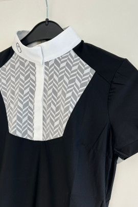 Vestrum Dames Skye S/S Wedstrijdshirt - kleur zwart - Ridershouse.com Vestrum Dames Skye S/S Wedstrijdshirt - kleur zwart - Ridershouse.com