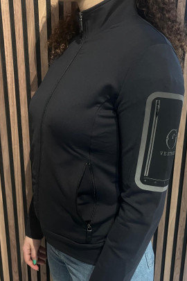 Vestrum Dames Capraia Full Zip Sweater - Zwart - Ridershouse Summer 24