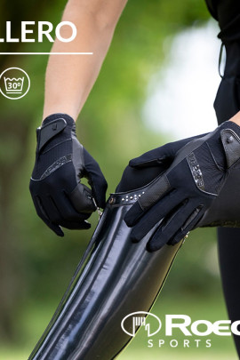 Roeckl Grip Handschoen Zwart, Heerlijke comfortabele handschoenen voor optimaal grip