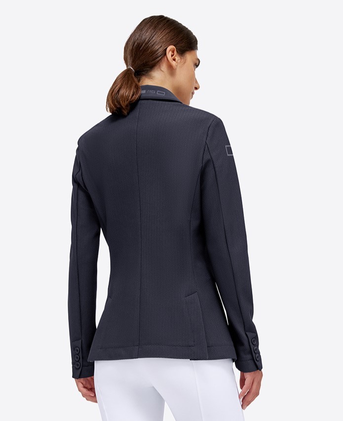 RG Italy Dames Jersey And Mesh Riding Jacket - Navy Blue - Ridershouse.com RG Italy Dames Jersey And Mesh Riding Jacket - Navy Blue - Ridershouse.com