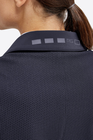 RG Italy Dames Jersey And Mesh Riding Jacket - Navy Blue - Ridershouse.com RG Italy Dames Jersey And Mesh Riding Jacket - Navy Blue - Ridershouse.com