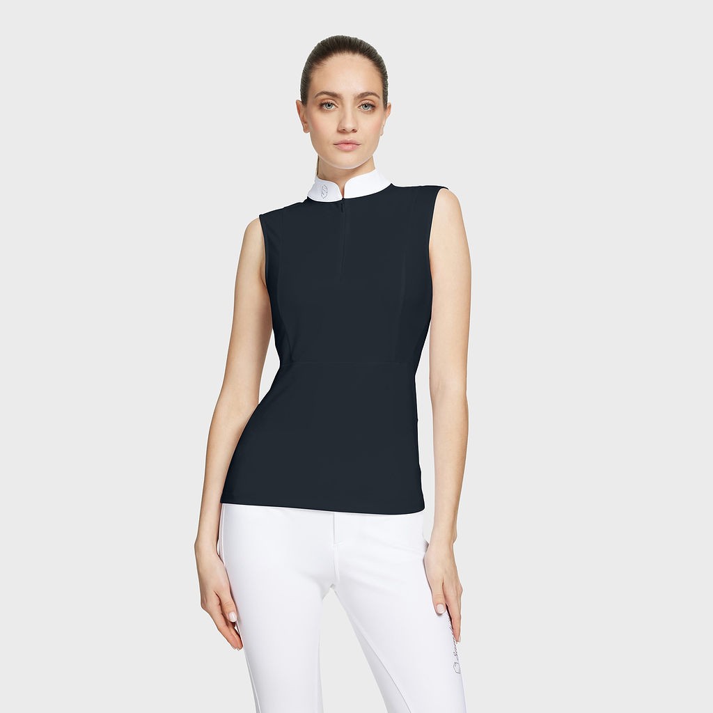 Samshield Dames Wedstrijd Shirt Jasmine Mouwloos - Navy Blue - Ridershouse.com Samshield Dames Wedstrijd Shirt Jasmine Mouwloos - Navy Blue - Ridershouse.com