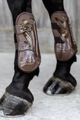Kentucky Bamboo Elastic Peesbeschermers - Bruin - Duurzaam - Ridershouse
