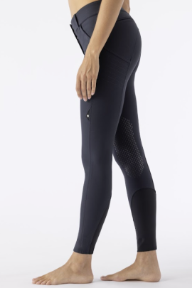 Equiline Women's Riding Breeches X-Shape Knee Grip Push-Up - with insert in the hip area