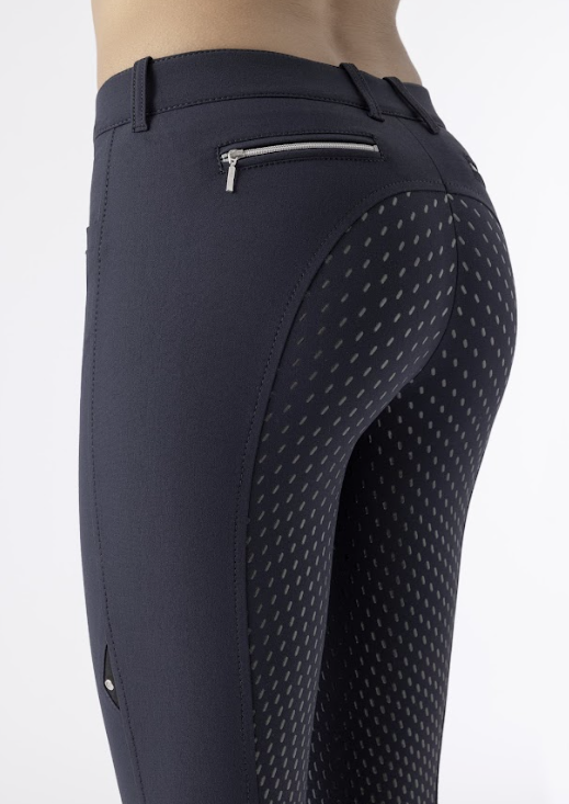 Equiline Women's Riding Breeches Cedar X-Grip Full Grip Zipped Pocket - luxurious cotton Equiline Women's Riding Breeches Cedar X-Grip Full Grip Zipped Pocket - luxurious cotton