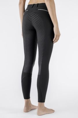 Equiline Dames Rijbroek Cedar X-Grip Full Grip Zip Pocket - luxueuze katoenen stof Equiline Dames Rijbroek Cedar X-Grip Full Grip Zip Pocket - luxueuze katoenen stof